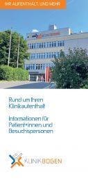 Flyercover Aufenthalt Klinik Bogen Patientenbereich