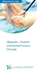 Flyercover Allgemeinchirurgie Klinik Mallersdorf Allgemeinchirurgie