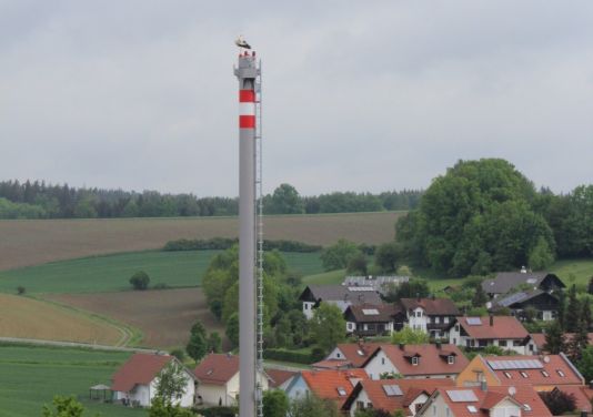 Turm der neuen Energiezentrale Baublog