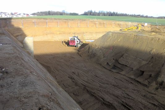 Aushebung Erdreich Baublog