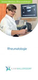 Flyercover Rheumatologie Klinik Mallersdorf Innere Medizin
