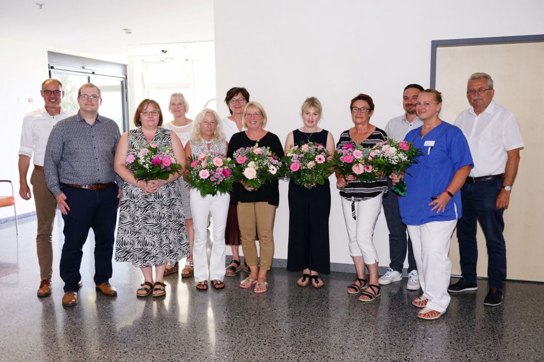 Mitarbeiterehrung Klinik Mallersdorf 1.7.2025 Neuigkeiten 2025