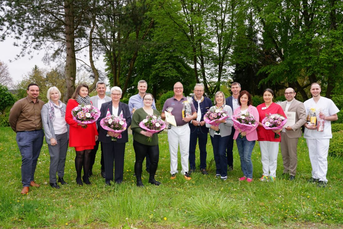 Mitarbeiterehrung Klinik Mallersdorf, 23.4.2024 Neuigkeiten 2024