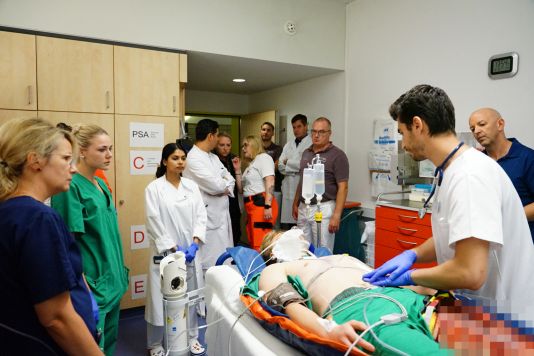 Schockraum-Übung Klinik Mallersdorf Neuigkeiten 2025