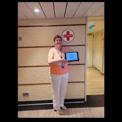 1. Sabine Gierl, Finanzverwaltung, Bordhospital auf der AIDAnova - Fahrt Norwegen-Dänemark Startseite