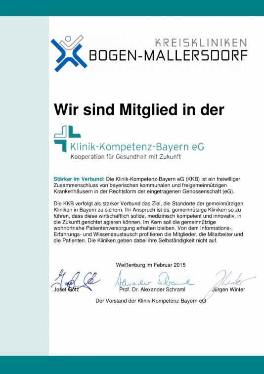 KKB-Mitgliedschaftsurkunde KKB